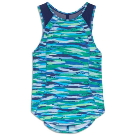 Lululemon Sculpt Tank Seven Wonders Multi / Hero Blue, W1I55S, Size 4 - Picture 6 of 13